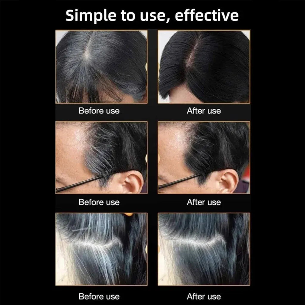 Long-Lasting Hair Color Touch-Up Stick – Black & Brown | Grey Root Cover & Hairline Concealer 1pc