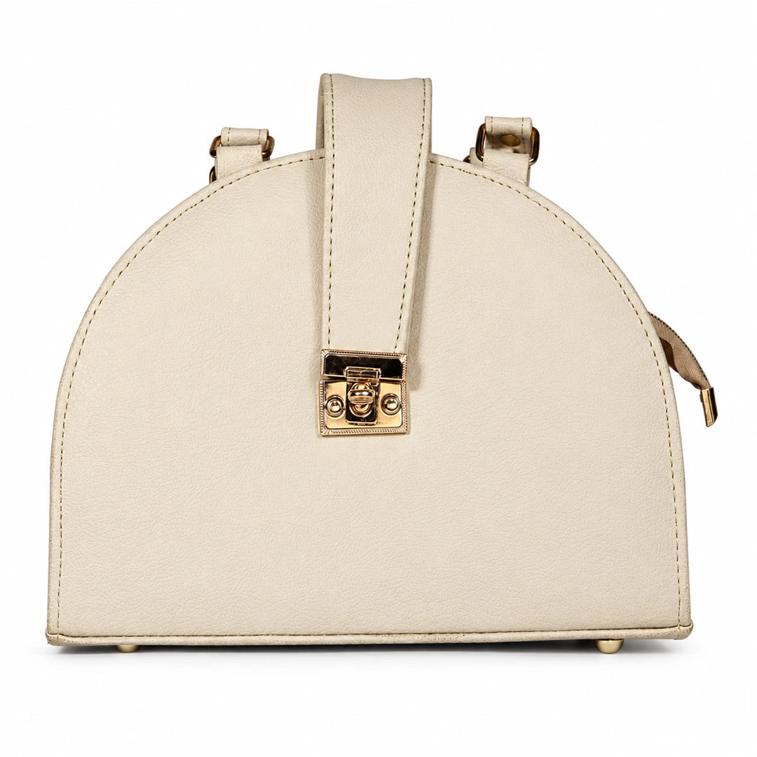 Luna Dome Satchel Bag – Premium Structured Crossbody Handbag