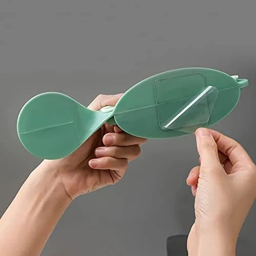 Whale Fish Shape Wall Mounted Soap Holder & Drain Tray