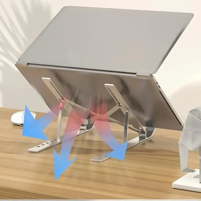 Foldable Adjustable Laptop Stand | Portable Aluminum Laptop Holder