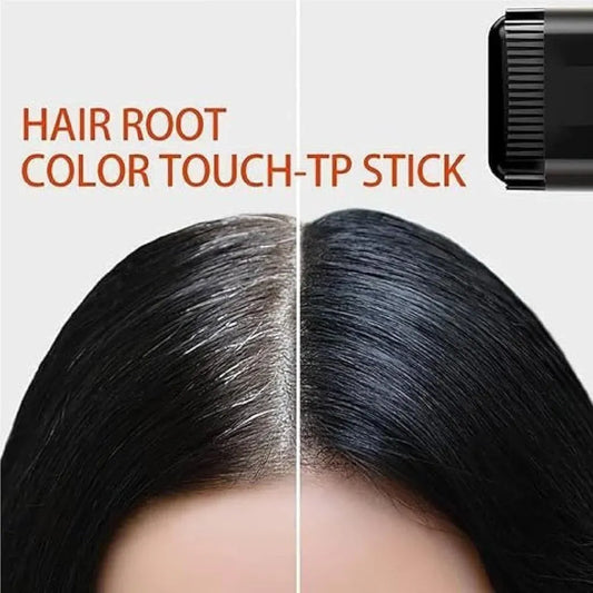 Long-Lasting Hair Color Touch-Up Stick – Black & Brown | Grey Root Cover & Hairline Concealer 1pc