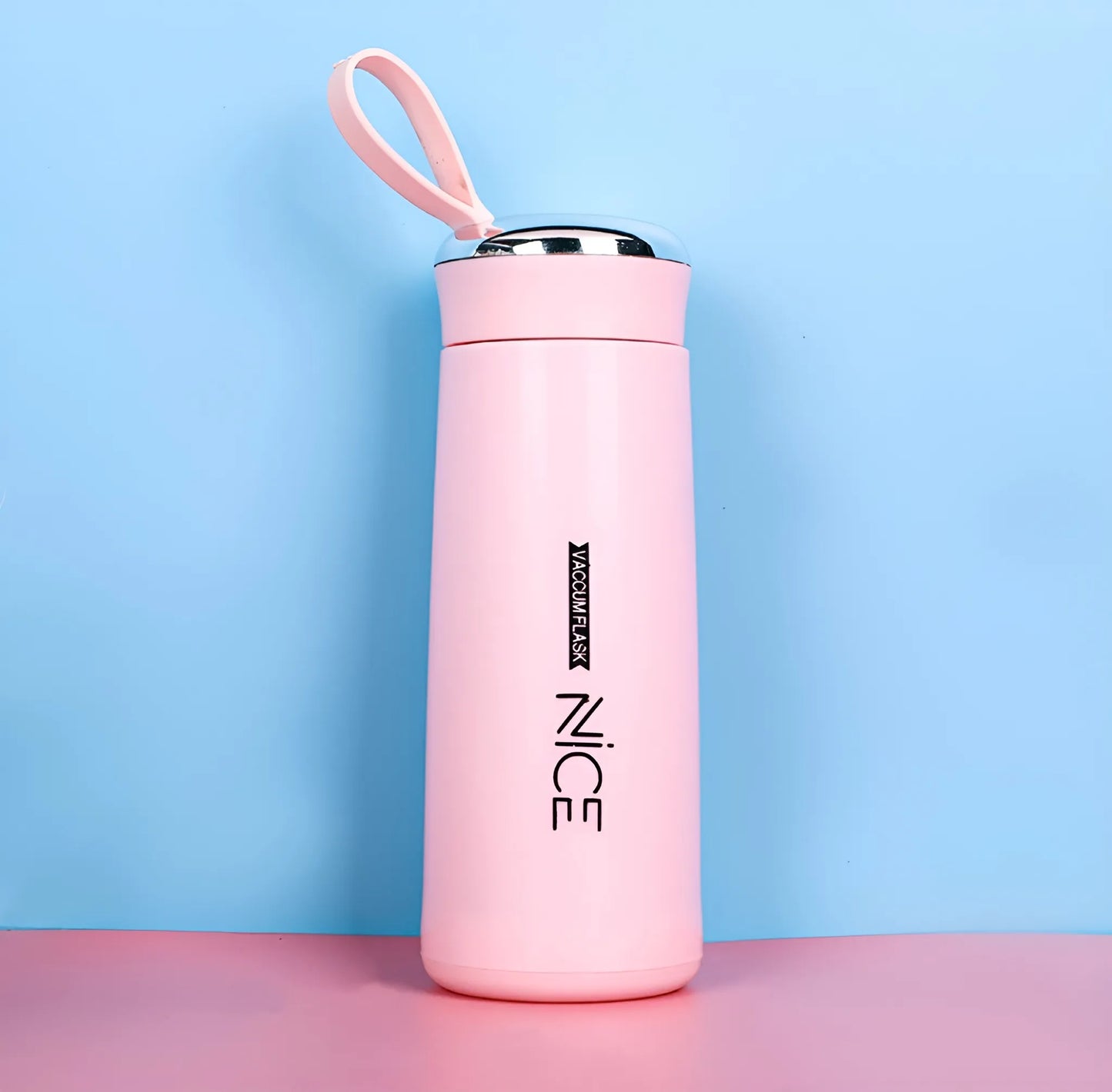 NICE 400ml Glass Water Bottle with Protective Outer Shell | Leak Proof BPA Free Bottle for School, Office, Gym & Travel