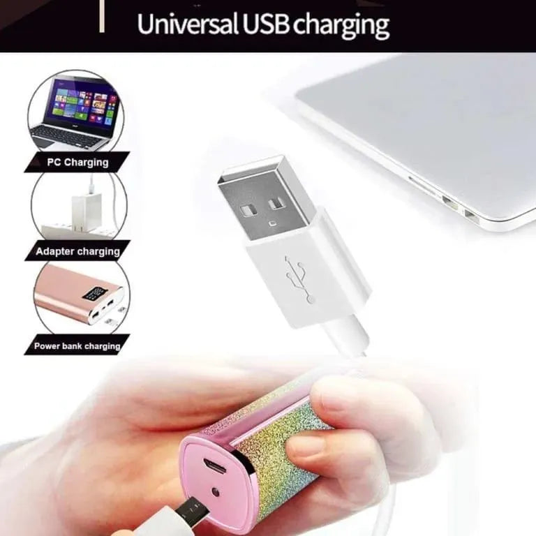 2-in-1 USB Rechargeable Eyebrow Trimmer & Mini Facial Hair Shaver