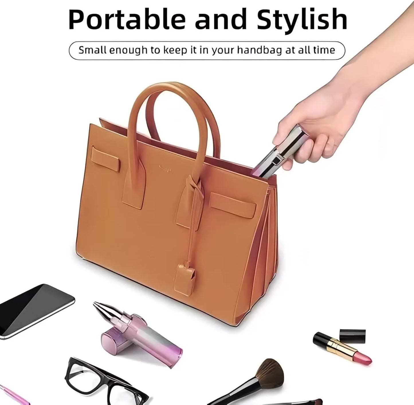 2-in-1 USB Rechargeable Eyebrow Trimmer & Mini Facial Hair Shaver
