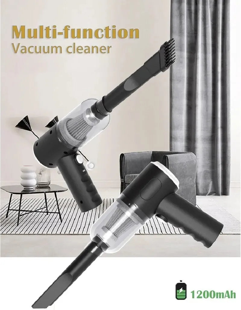 3-in-1 Portable Vacuum Cleaner | Handheld Vacuum with Multi Nozzles