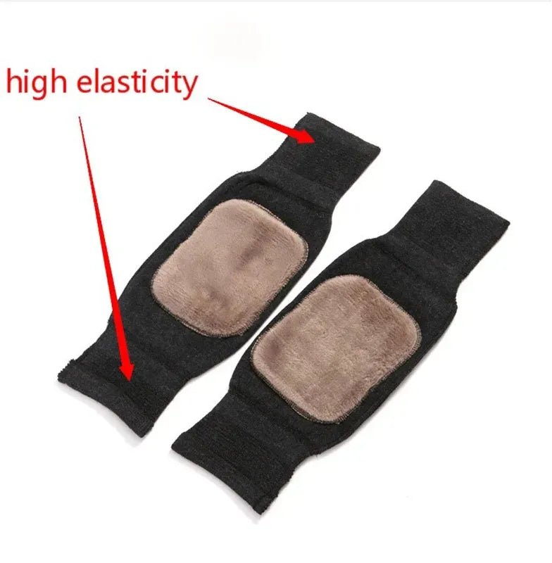 Thermal Knee Warmer Sleeves with Soft Fur Lining | Winter Leg Warmers