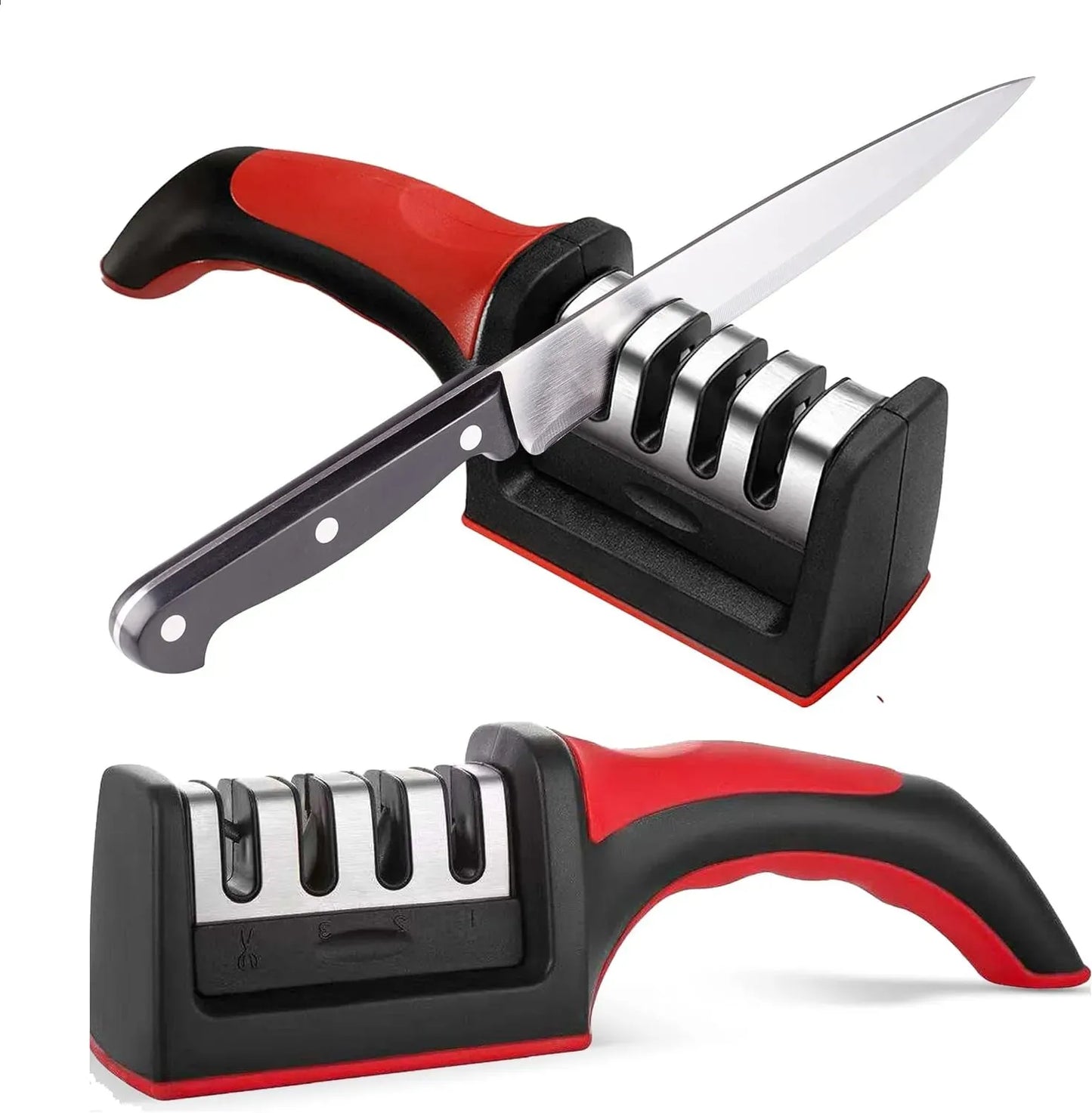 3-in-1 Professional Kitchen Knife & Scissor Sharpener