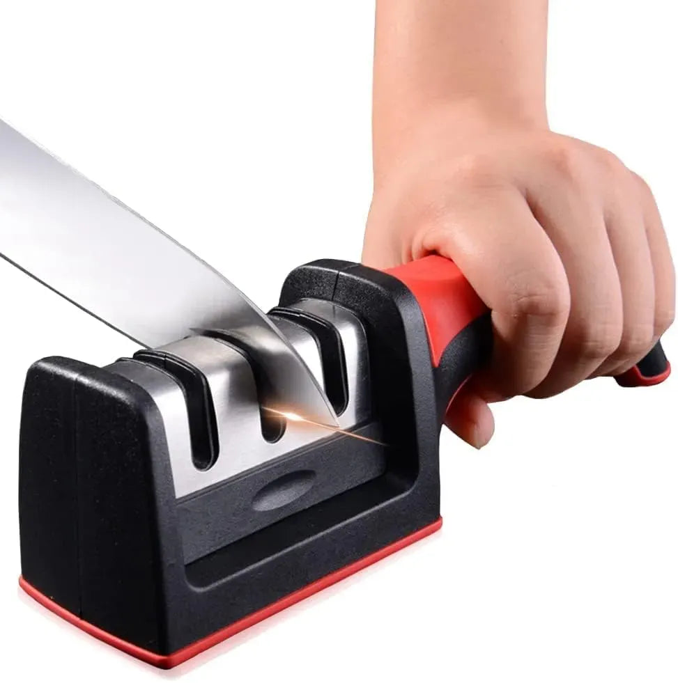 3-in-1 Professional Kitchen Knife & Scissor Sharpener
