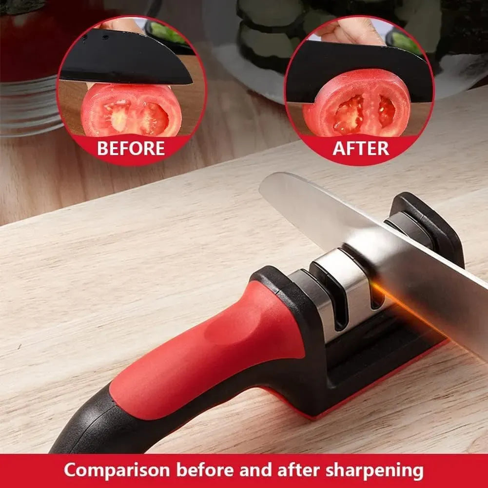 3-in-1 Professional Kitchen Knife & Scissor Sharpener