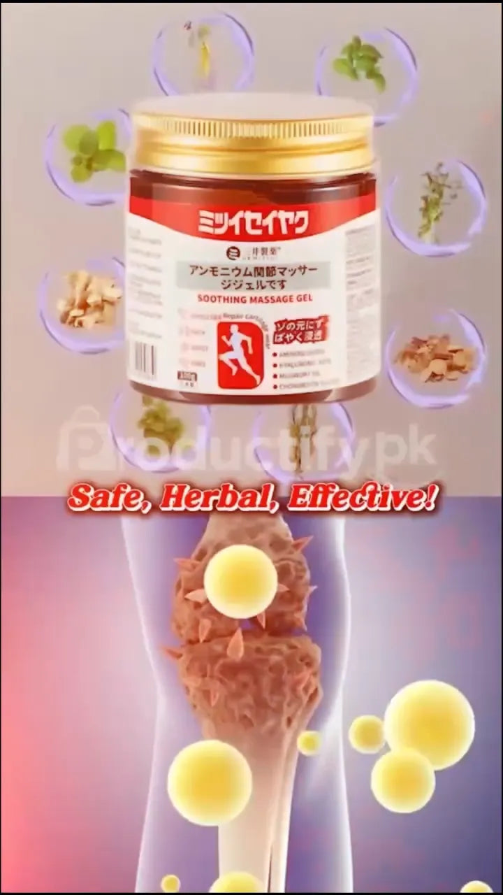 Japanese Soothing Massage Gel | Ammonium Muscle Massage Gel 1pc